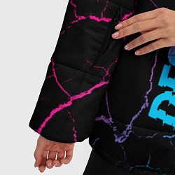 Куртка зимняя женская Destiny - neon gradient: по-вертикали, цвет: 3D-черный — фото 2