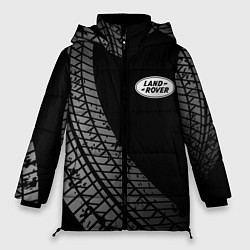Куртка зимняя женская Land Rover tire tracks, цвет: 3D-черный