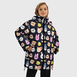 Куртка зимняя женская Skzoo pattern, цвет: 3D-черный — фото 2