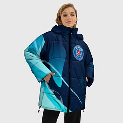 Куртка зимняя женская Фк псж абстракция, цвет: 3D-светло-серый — фото 2