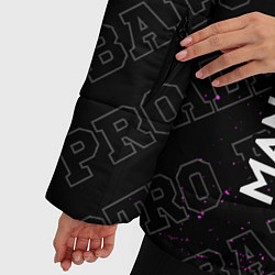 Куртка зимняя женская Manchester City pro football: по-вертикали, цвет: 3D-черный — фото 2