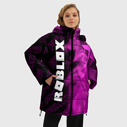 Куртка зимняя женская Roblox pro gaming: по-вертикали, цвет: 3D-черный — фото 2