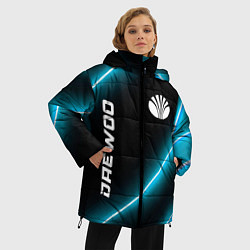 Куртка зимняя женская Daewoo неоновые лампы, цвет: 3D-черный — фото 2