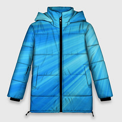 Куртка зимняя женская Бирюзовые солнечные лучи, цвет: 3D-светло-серый