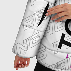 Куртка зимняя женская Toyota pro racing: по-вертикали, цвет: 3D-черный — фото 2