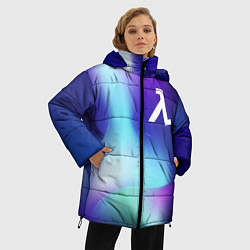 Куртка зимняя женская Half-Life northern cold, цвет: 3D-черный — фото 2