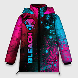 Куртка зимняя женская Bleach - neon gradient: по-вертикали, цвет: 3D-черный