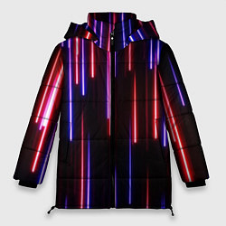 Куртка зимняя женская Метеоритный дождь, цвет: 3D-красный