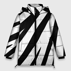Куртка зимняя женская Камуфляж зебры, цвет: 3D-черный