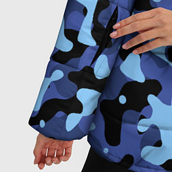 Куртка зимняя женская Камуфляж Sky Blue, цвет: 3D-светло-серый — фото 2