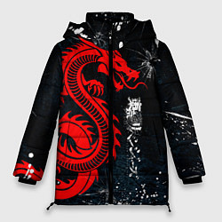 Куртка зимняя женская Tokyo Revengers, цвет: 3D-красный