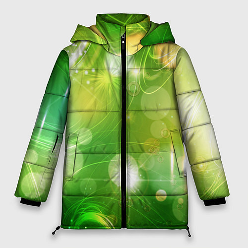 Женская зимняя куртка Свет в отражении / 3D-Светло-серый – фото 1