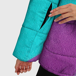 Куртка зимняя женская Разнообразные абстрактные паттерны, цвет: 3D-светло-серый — фото 2