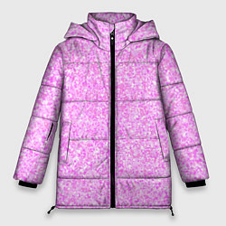 Женская зимняя куртка Текстура розовый зернистый