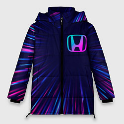 Женская зимняя куртка Honda neon speed lines