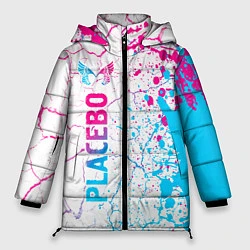 Куртка зимняя женская Placebo neon gradient style: по-вертикали, цвет: 3D-черный
