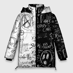 Куртка зимняя женская Dead inside mood ZXC, цвет: 3D-светло-серый