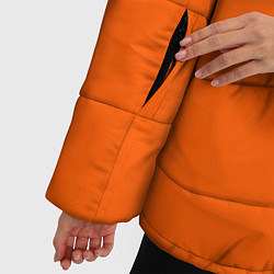 Куртка зимняя женская FIRM темно-оранжевый, цвет: 3D-светло-серый — фото 2
