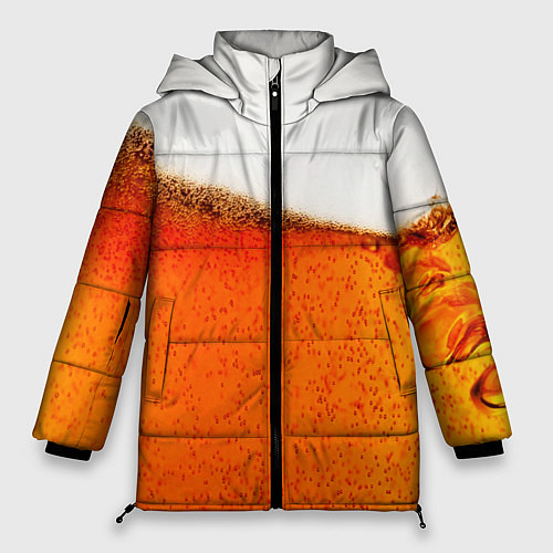 Женская зимняя куртка Тёмное пиво / 3D-Светло-серый – фото 1