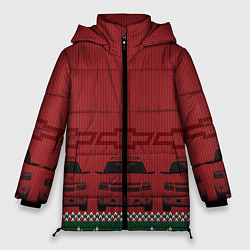 Куртка зимняя женская Новогодний Tahoe, цвет: 3D-черный