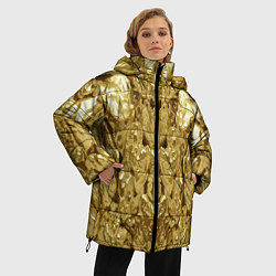 Куртка зимняя женская Золотая кожа, цвет: 3D-светло-серый — фото 2