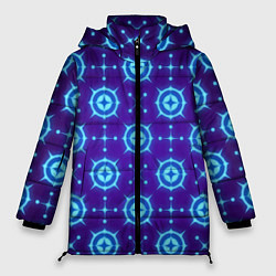 Куртка зимняя женская Звёздный паттерн, цвет: 3D-черный