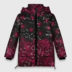 Куртка зимняя женская Звёзды и лучи, цвет: 3D-черный