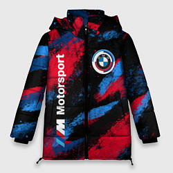 Куртка зимняя женская BMW - буйство красок, цвет: 3D-черный