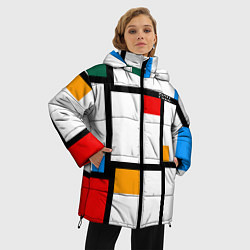 Куртка зимняя женская Как свитер из 80х FIRM, цвет: 3D-светло-серый — фото 2