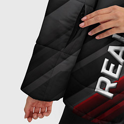 Куртка зимняя женская Real Madrid art, цвет: 3D-светло-серый — фото 2