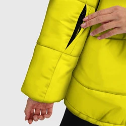 Куртка зимняя женская И черный и желтый, цвет: 3D-светло-серый — фото 2