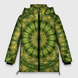 Куртка зимняя женская Изобилие и богатство, цвет: 3D-красный