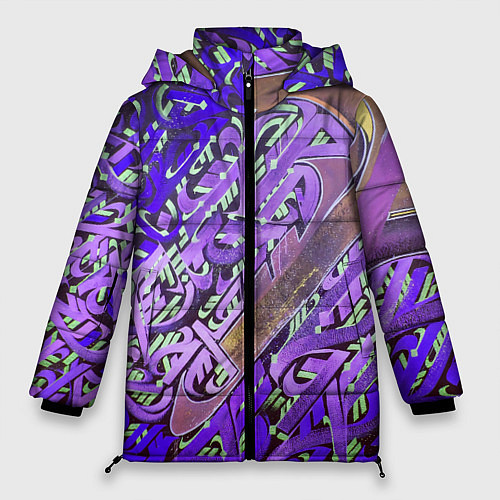Женская зимняя куртка Calligraphic Japan / 3D-Светло-серый – фото 1