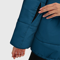 Куртка зимняя женская Геометрические звёзды, цвет: 3D-светло-серый — фото 2