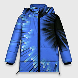 Куртка зимняя женская Чёрная дыра - неон - авангард, цвет: 3D-светло-серый