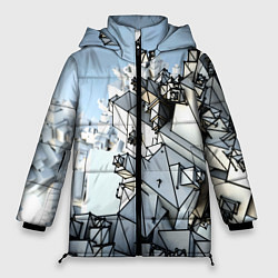 Куртка зимняя женская Новый мир нейросети, цвет: 3D-светло-серый