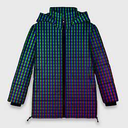 Куртка зимняя женская Multicolored texture, цвет: 3D-черный