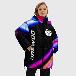 Куртка зимняя женская Daewoo speed lights, цвет: 3D-черный — фото 2