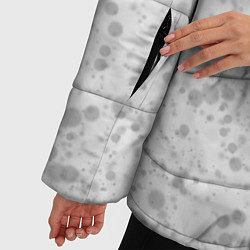 Куртка зимняя женская Угрюмый настрой, цвет: 3D-светло-серый — фото 2