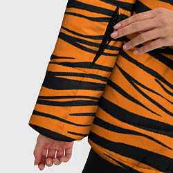 Куртка зимняя женская Тигра, цвет: 3D-черный — фото 2