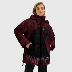 Куртка зимняя женская Орёл с шрамом, цвет: 3D-красный — фото 2