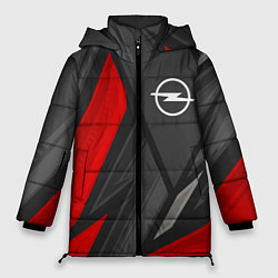 Куртка зимняя женская Opel sports racing, цвет: 3D-черный