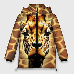 Женская зимняя куртка Жирафа