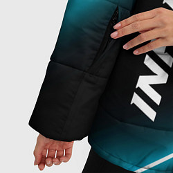 Куртка зимняя женская Infiniti неоновые лампы, цвет: 3D-черный — фото 2