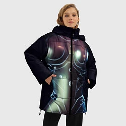 Куртка зимняя женская Кибер-корсет, цвет: 3D-черный — фото 2