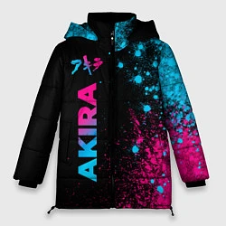 Куртка зимняя женская Akira - neon gradient: по-вертикали, цвет: 3D-черный