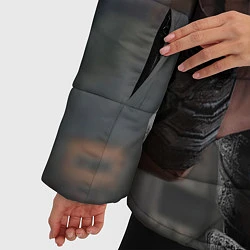 Куртка зимняя женская Gears of war Клейтон Кармайн, цвет: 3D-светло-серый — фото 2