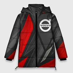 Куртка зимняя женская Volvo sports racing, цвет: 3D-черный
