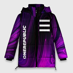 Куртка зимняя женская OneRepublic violet plasma, цвет: 3D-черный