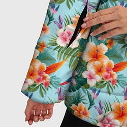 Куртка зимняя женская Гавайский стиль, цвет: 3D-черный — фото 2